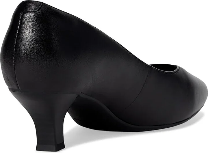 Clarks Noahh Rose High Women's Heels Black Leather : 8 C - Wide, Leather/Rubber - Image 4