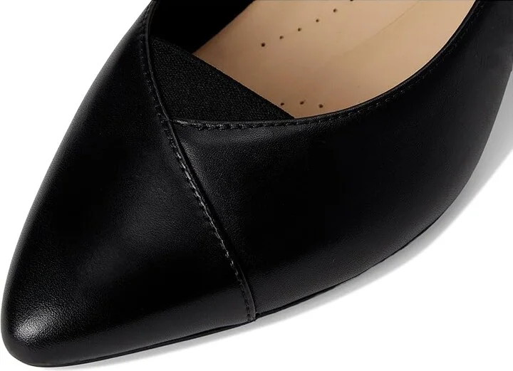 Clarks Noahh Rose High Women's Heels Black Leather : 8 C - Wide, Leather/Rubber - Image 7