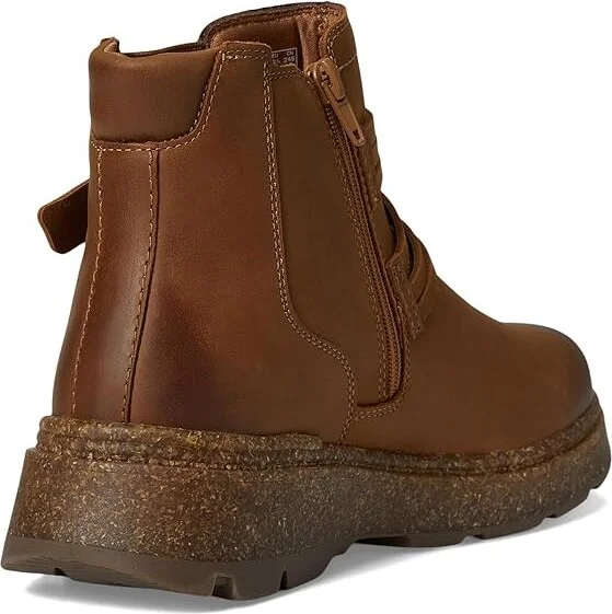 Clarks Noralyn Strap Women's Boots Tan Suede : 9.5 B - Medium, Rubber/Suede - Image 4