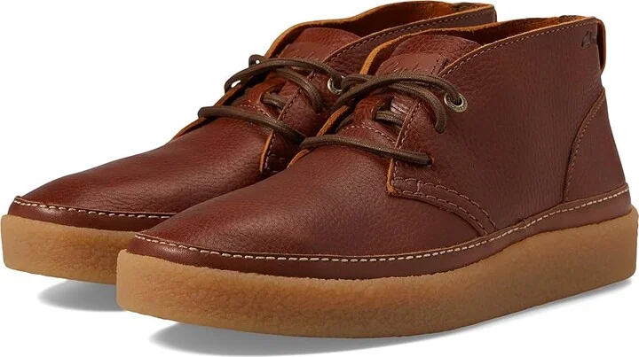 Clarks Oakpark Mid Men's Boots Tan Tumble : 11.5 D - Medium, Leather