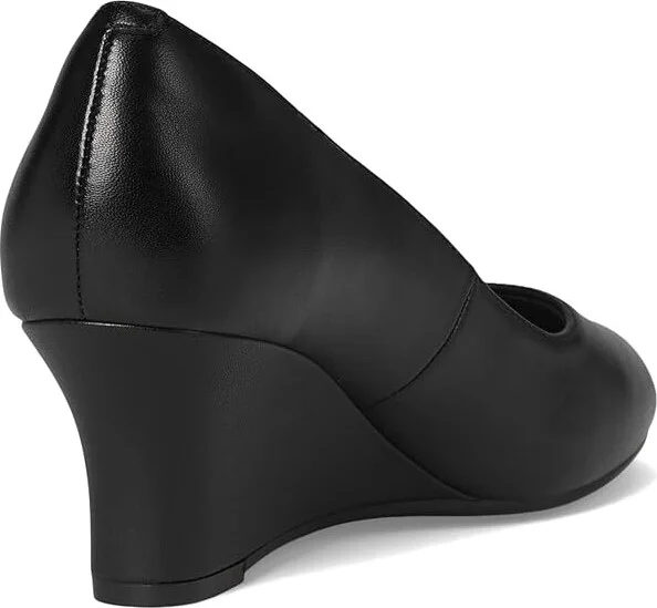 Clarks Olivette Pearl High Women's Heels Black Leather : 11 D - Wide, Leather/Rubber - Image 4