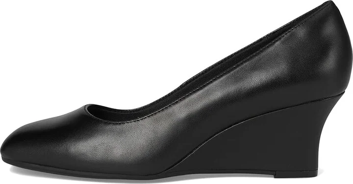 Clarks Olivette Pearl High Women's Heels Black Leather : 11 D - Wide, Leather/Rubber - Image 6