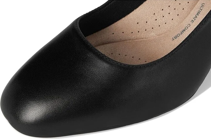 Clarks Olivette Pearl High Women's Heels Black Leather : 11 D - Wide, Leather/Rubber - Image 7