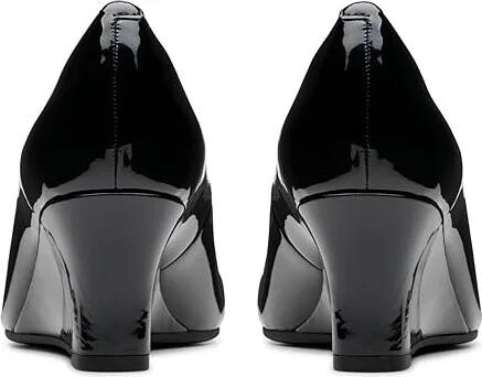 Clarks Olivette Pearl High Women's Heels Black Patent Synthetic : 9 B - Medium, Leather/Rubber - Image 4