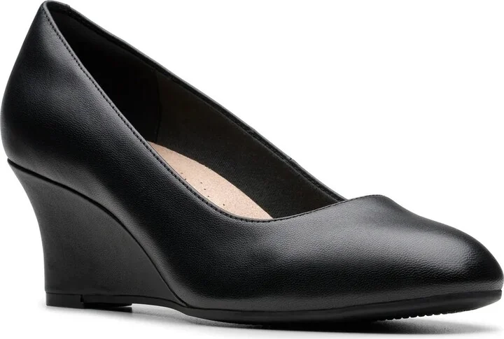 Clarks Olivette Pearl Wedge Pump