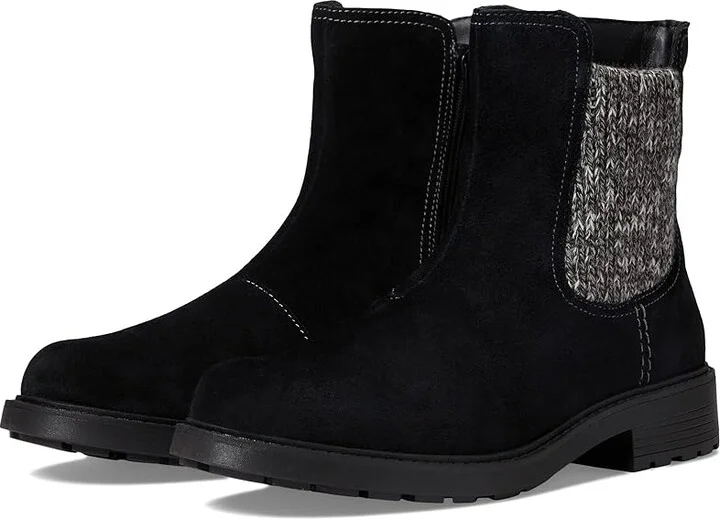 Clarks Opal Sky Women's Boots Black Suede : 5.5 B - Medium