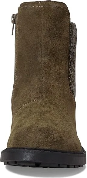 Clarks Opal Sky Women's Boots Dark Olive Suede : 7.5 B - Medium - Image 2