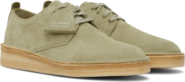 Clarks Originals Beige Coal London Derbys - Image 4
