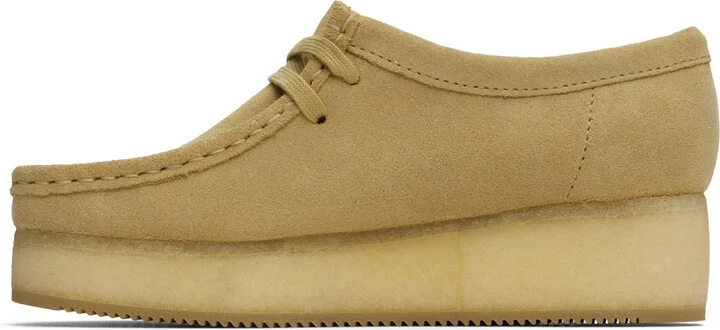 Clarks Originals Beige Wallacraft Bee Derbys - Image 3