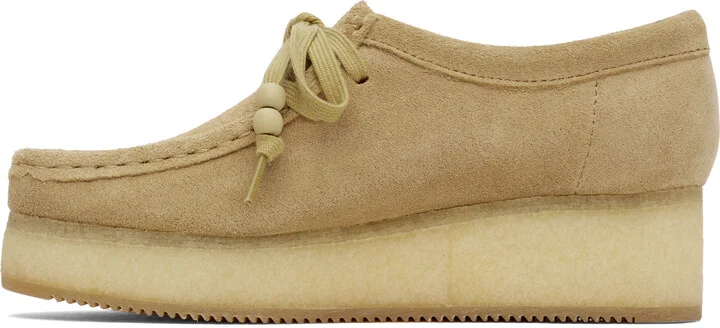 Clarks Originals Beige Wallacraft Bee Derbys - Image 3