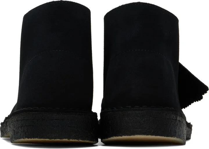 Clarks Originals Black Suede Desert Boots - Image 2
