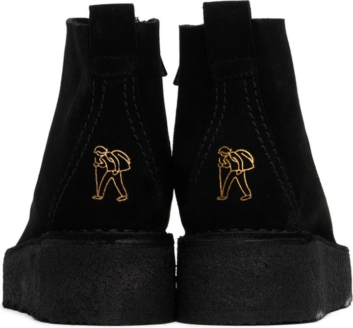 Clarks Originals Black Trek Wedge Boots - Image 2