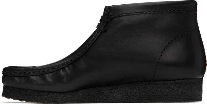 Clarks Originals Black Wallabee Boots - Image 3