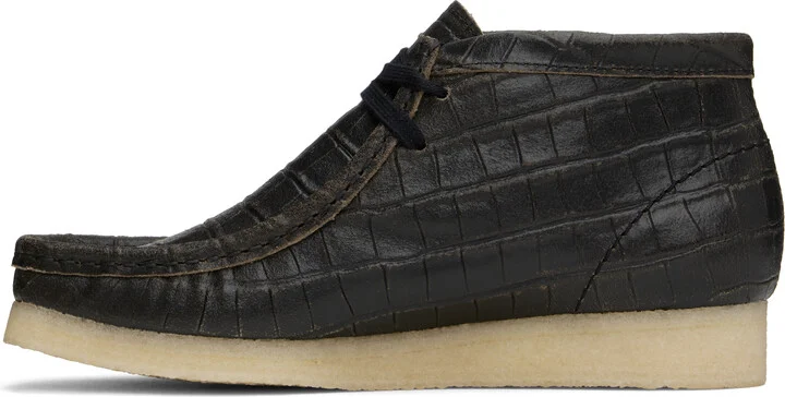 Clarks Originals Black Wallabee Boots - Image 3