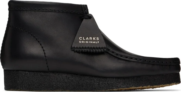 Clarks Originals Black Wallabee Boots