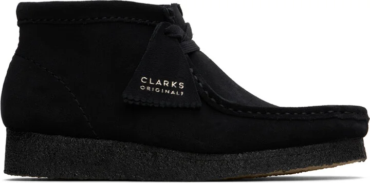 Clarks Originals Black Wallabee Boots