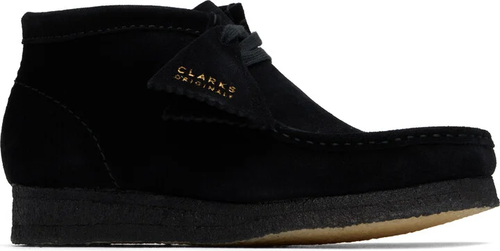Clarks Originals Black Wallabee Boots