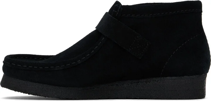 Clarks Originals Black Wallabee Buckle Boots - Image 3
