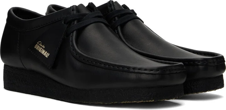 Clarks Originals Black Wallabee Derbys - Image 4