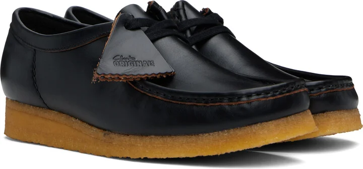 Clarks Originals Black Wallabee Derbys - Image 4