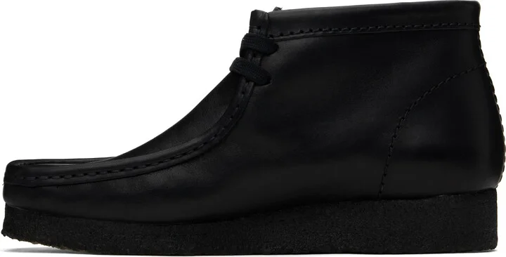 Clarks Originals Black Wallabee Desert Boots - Image 3