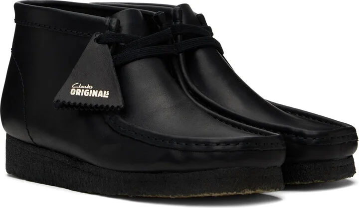 Clarks Originals Black Wallabee Desert Boots - Image 4