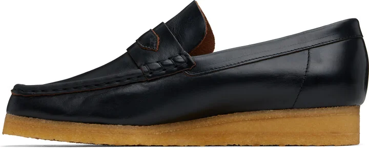 Clarks Originals Black Wallabee Penny Loafers - Image 3