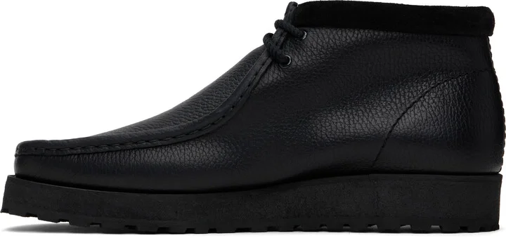 Clarks Originals Black Wallabee Scout Desert Boots - Image 3