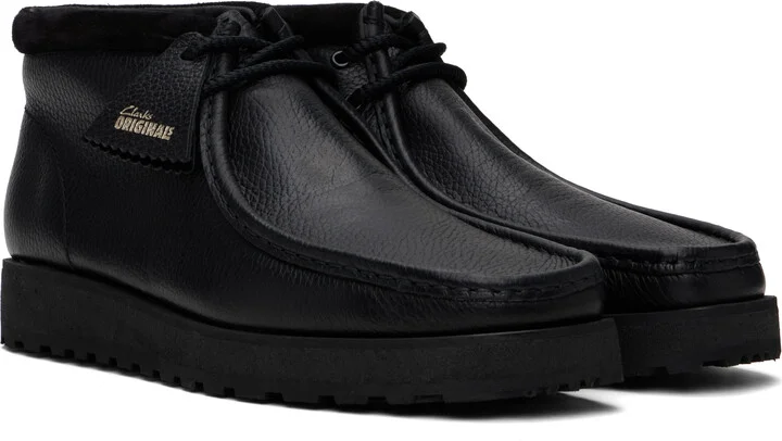 Clarks Originals Black Wallabee Scout Desert Boots - Image 4