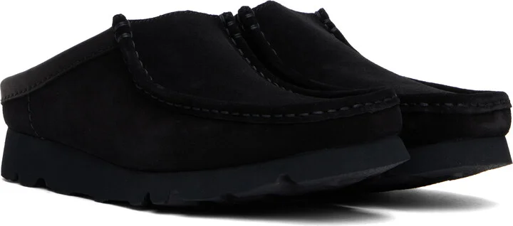 Clarks Originals Black Wallabee Slip Loafers - Image 4
