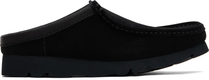 Clarks Originals Black Wallabee Slip Loafers