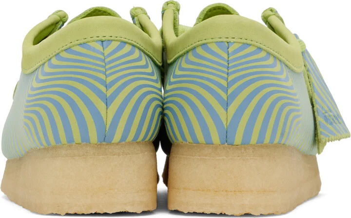 Clarks Originals Blue & Green Wallabee Derbys - Image 2