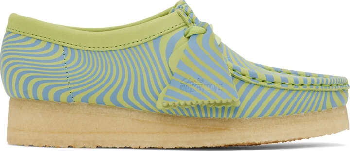 Blue/Lime Print