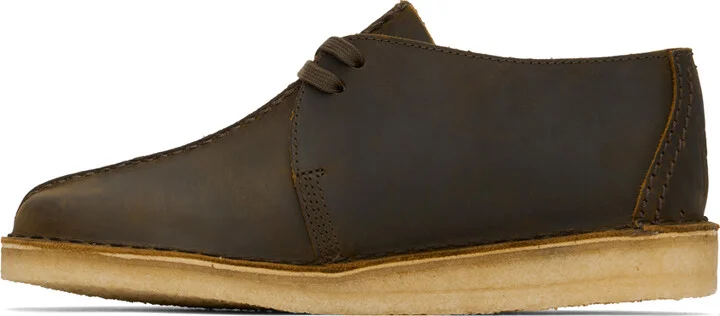 Clarks Originals Brown Desert Trek Derbys - Image 3