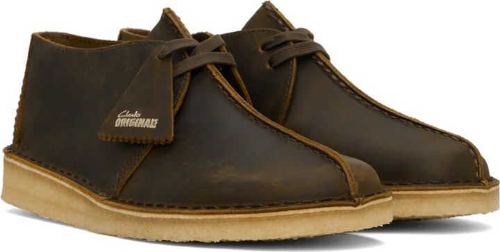 Clarks Originals Brown Desert Trek Derbys - Image 4