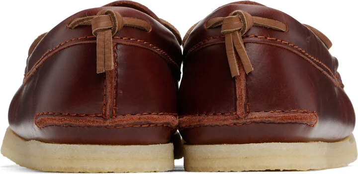 Clarks Originals Brown Godney Mocc Loafers - Image 2