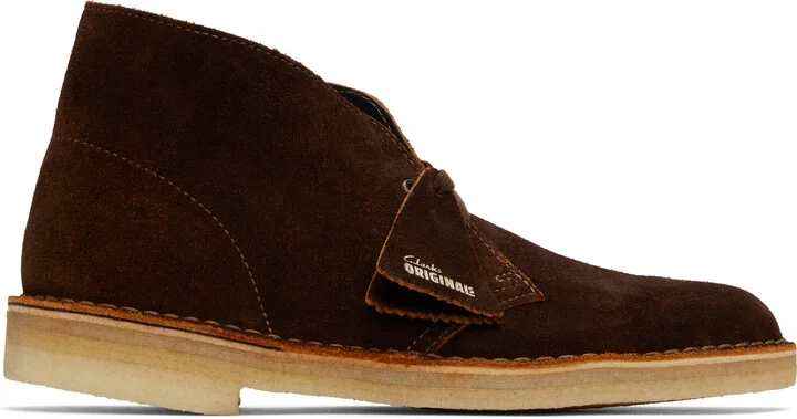 Clarks Originals Brown Suede Desert Boots