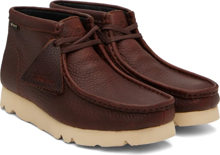 Clarks Originals Brown WallabeeBT GTX Desert Boots - Image 4