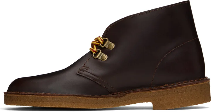Clarks Originals Burgundy DSRTBoot Hiker Desert Boots - Image 3