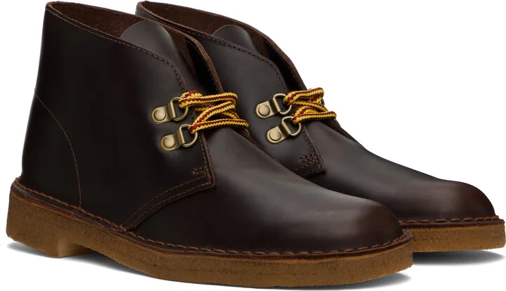 Clarks Originals Burgundy DSRTBoot Hiker Desert Boots - Image 4