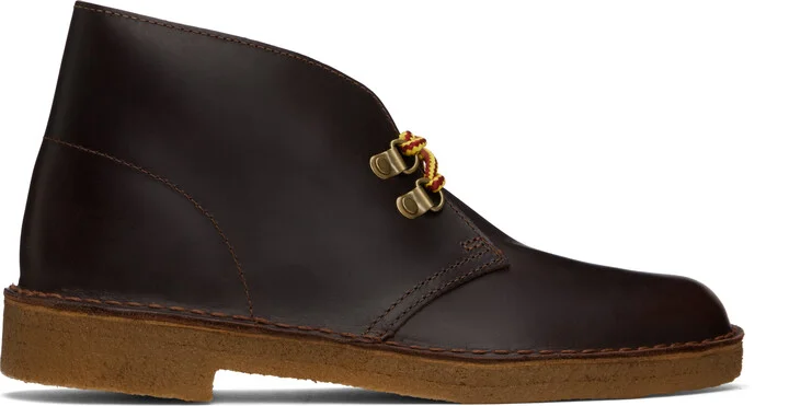 Clarks Originals Burgundy DSRTBoot Hiker Desert Boots