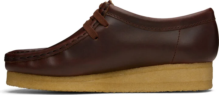 Clarks Originals Burgundy Wallabee Derbys - Image 3
