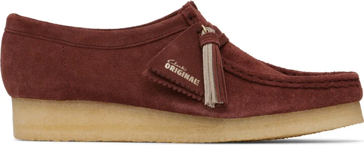 Clarks Originals Burgundy Wallabee Derbys