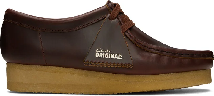 Clarks Originals Burgundy Wallabee Derbys