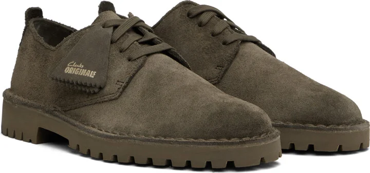 Clarks Originals Gray Desert Rock Lo Derbys - Image 4