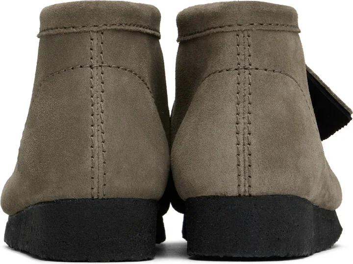 Clarks Originals Gray Wallabee Boots - Image 2