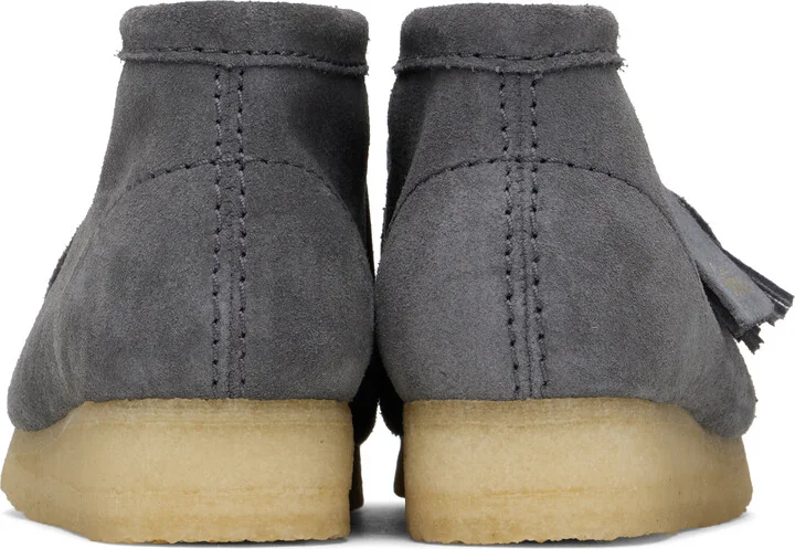 Clarks Originals Gray Wallabee Boots - Image 2