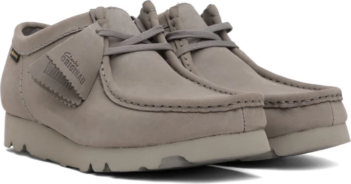 Clarks Originals Gray Wallabee Gore-Tex Derbys - Image 4
