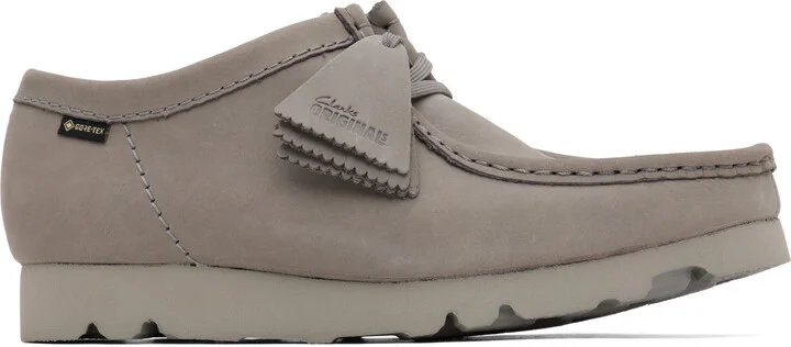 Clarks Originals Gray Wallabee Gore-Tex Derbys