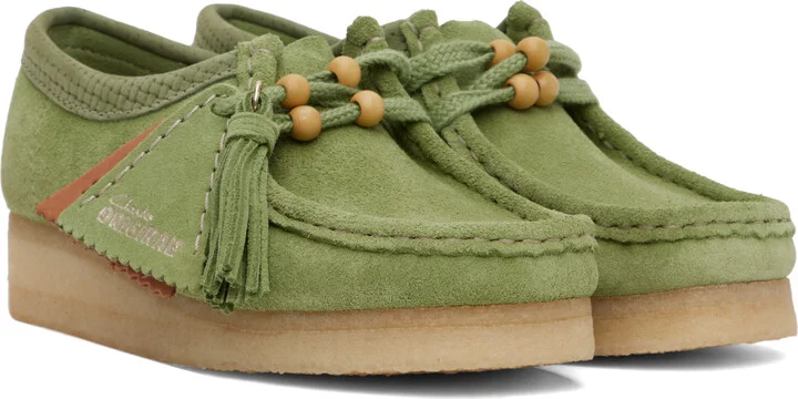 Clarks Originals Green Wallabee Derbys - Image 4
